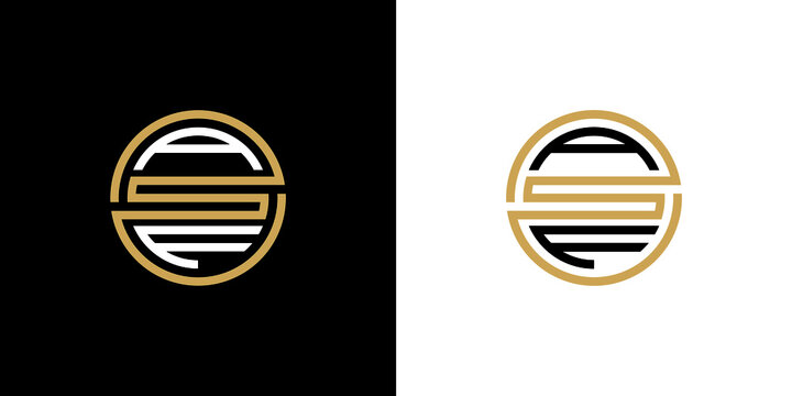 ASF creative letter logo design vector icon illustration