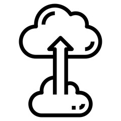 Cloud line icon