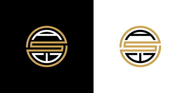 ASW creative letter logo design vector icon illustration