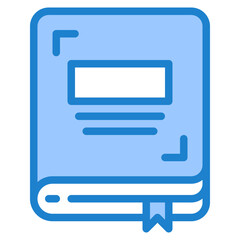 book blue style icon