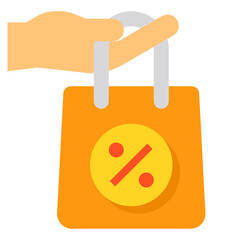 Shopping Bag flat icon