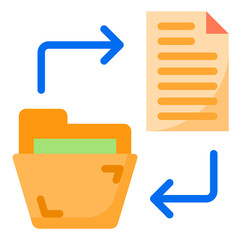 folder flat style icon