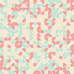 Abstract Geometric Pattern generative computational art illustration