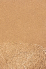 Fototapeta na wymiar summer background banner for text texture sand wave