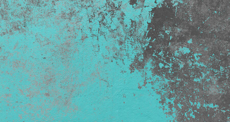 Empty space of Cement grunge wall background in 3D illustrations, Of free space for you copy and branding. View from top.