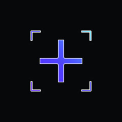 Add blue gradient vector icon