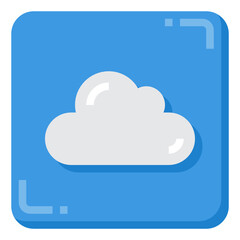 Cloud flat icon