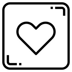 Heart line icon