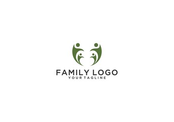 family logo in white background