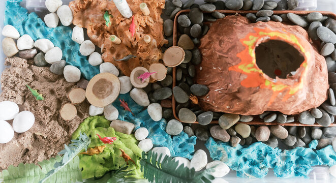 children's play environment for dinosaurs 