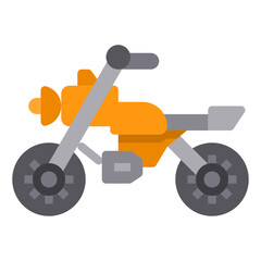 Motocycle flat icon