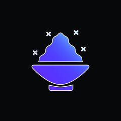 Bath Salt blue gradient vector icon