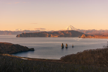 Avacha Bay, one of the largest bays in the world, is the main transportation gateway to the Kamchatka region of Russia. 