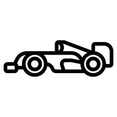 Obraz premium F1 Car line icon