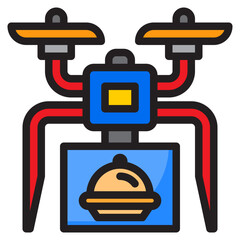 drone color line style icon