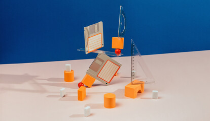 Vertical Objects-Abstract Set Ups.