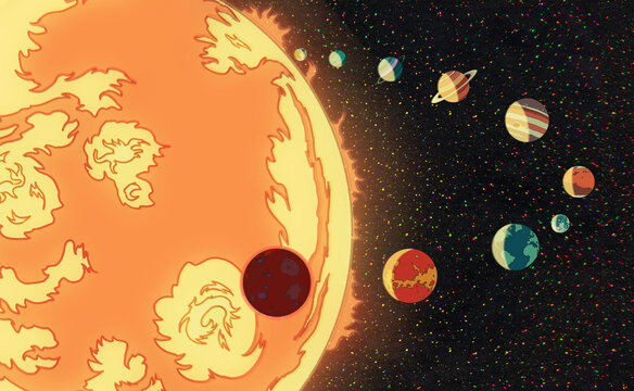 The Sun And Its Planets