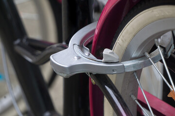 自転車のリング錠