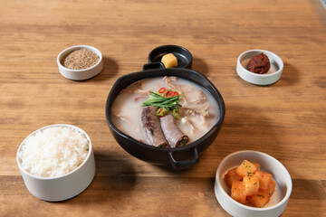 진하고 맛있는 순대국