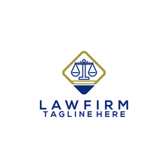 Law firm logo vector concept
