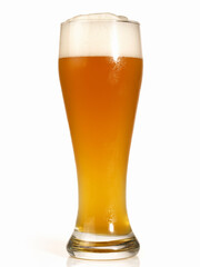 Weizen Beer on white Background - Isolated