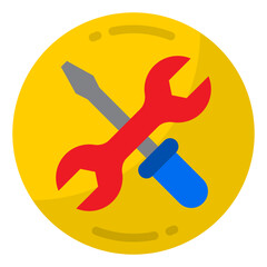 tools flat style icon