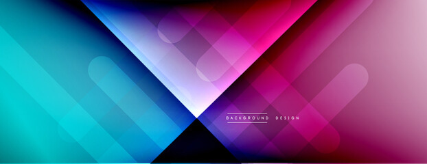 Dynamic lines abstract background. 3D shadow effects and fluid gradients. Modern overlapping forms