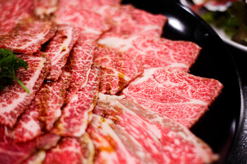 Japan Wagyu A5 beef for Yakiniku (Japanese style grilled beef)