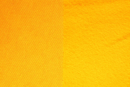 Yellow Organic Cotton And Jersey Tee Shirt Fabric