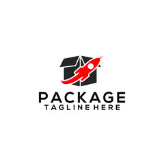 Package logo vector concept