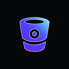 Bitbucket Logo blue gradient vector icon