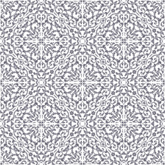 Gray vintage pattern on a white background.