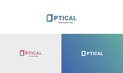 O Letter Optical Logo Icon Design. O Creative Company Vector LogoTemplate.