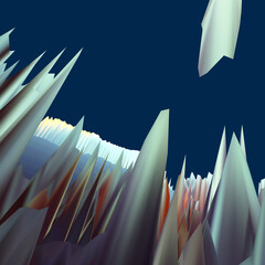 3d image of a landscape