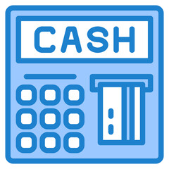 cash blue style icon