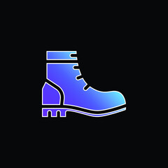 Boots blue gradient vector icon