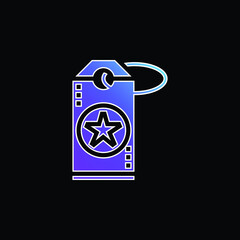 Brand blue gradient vector icon