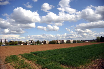 Blick auf  Echterdingen