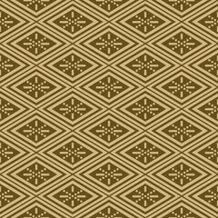 Japanese Star Diamond Tile Vector Seamless Pattern