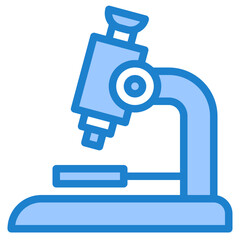 microscope blue style icon