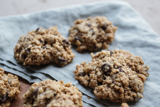 Stack of Oatmeal Cookies 