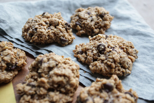 Stack of Oatmeal Cookies 