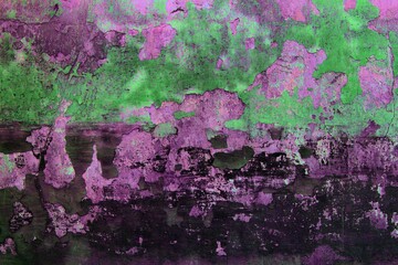 aged stone with cracked paint texture - fantastic abstract photo background