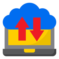 cloud flat style icon
