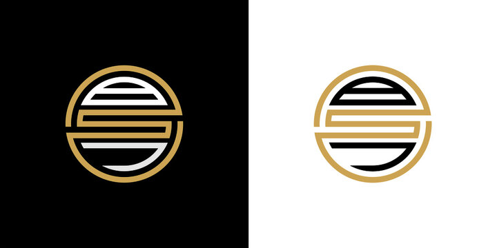 BSJ creative letter logo design vector icon illustration