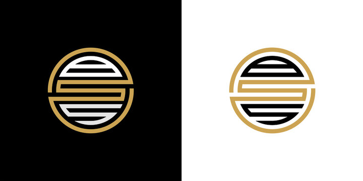 BSS creative letter logo design vector icon illustration