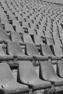 empty chairs at a stadium 