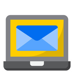 email flat style icon