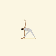 Fototapeta na wymiar person doing yoga