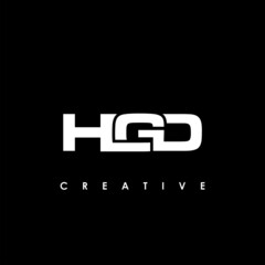 HGD Letter Initial Logo Design Template Vector Illustration